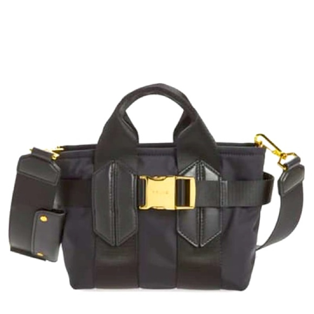 FRAME DENIM MINI CALIFORNIA BAG IN NOIR